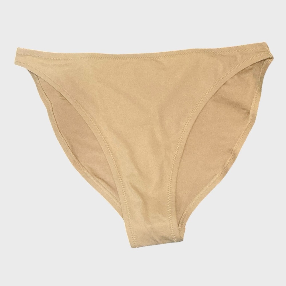 SKIMS Recycled Swim Mid Coverage Bikini Bottom Ochre XL NWT
